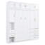 Lit simple blanc avec tablettes et compartiments de rangement - Améliorez les tiroirs de vos armoires de chambre à coucher
