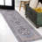 Sarok Ornate Medallion Machine-Washable Blue/Cream Rug-1320351232