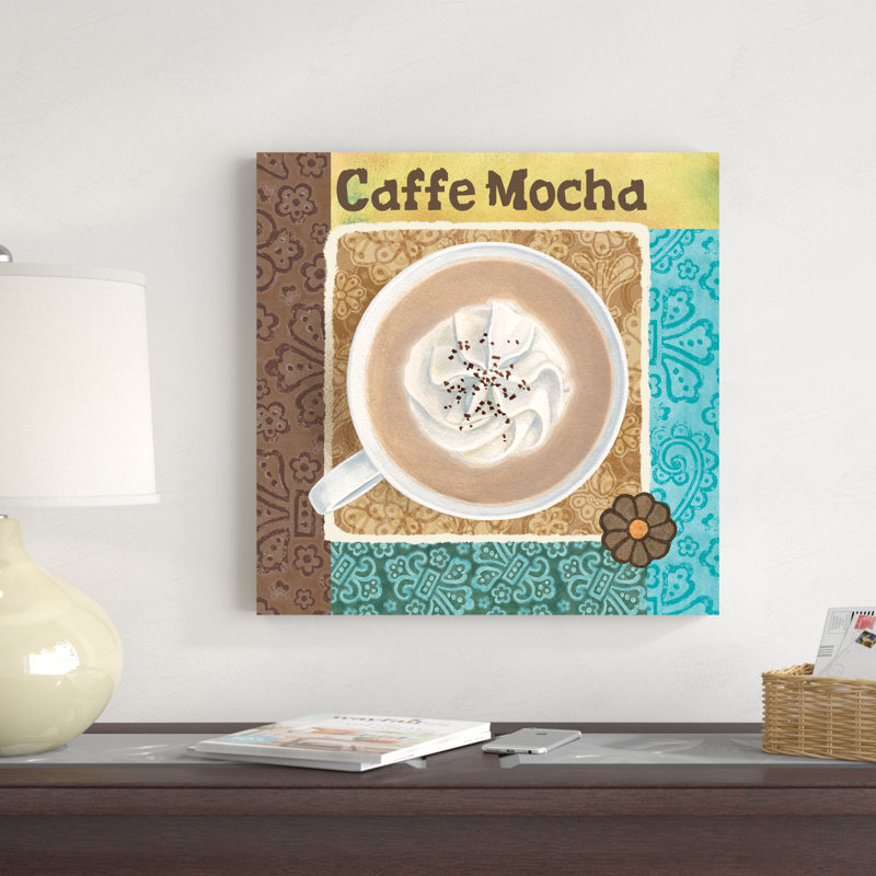 «Caffe Mocha» par Beth Grove - peinture sur toile tendue, H 20 po x l 20 po