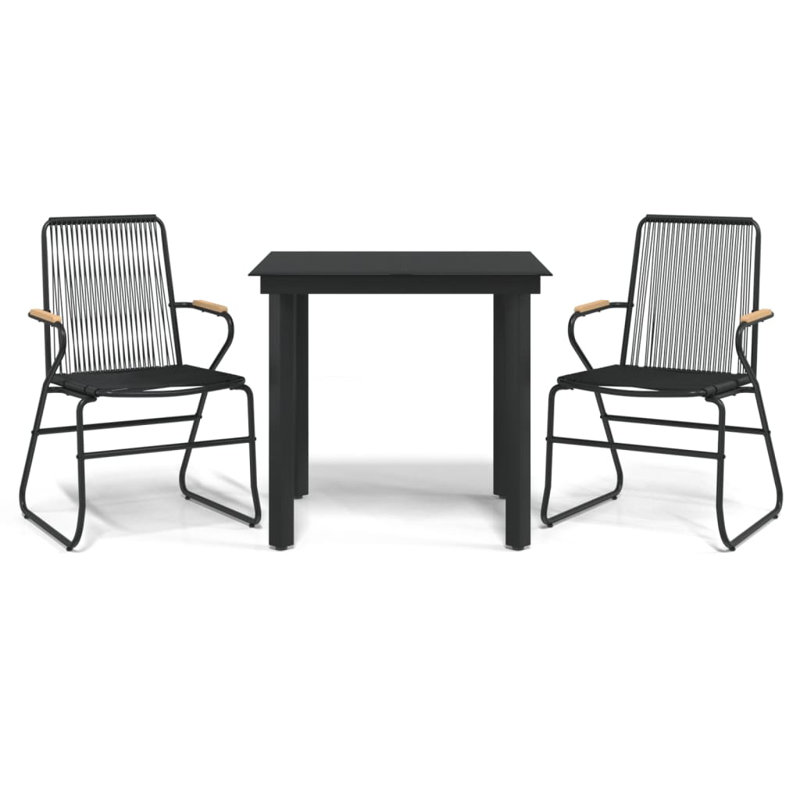 Lindasue 2 - Person Patio Dining Set with Square Table