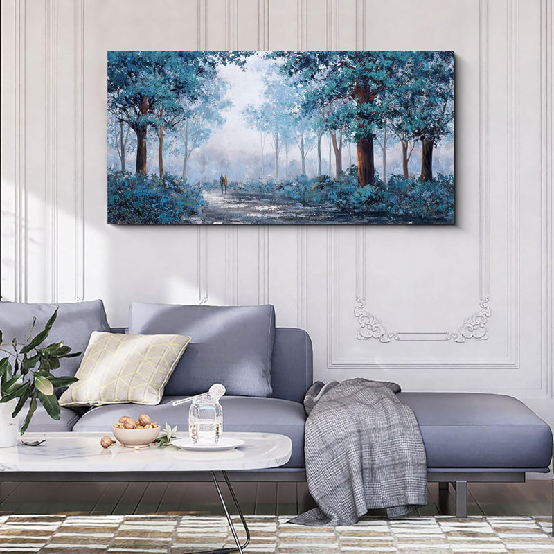 Art de chambre à coucher - art mural d'arbre de toile pour le bureau de chambre à coucher Home Decor