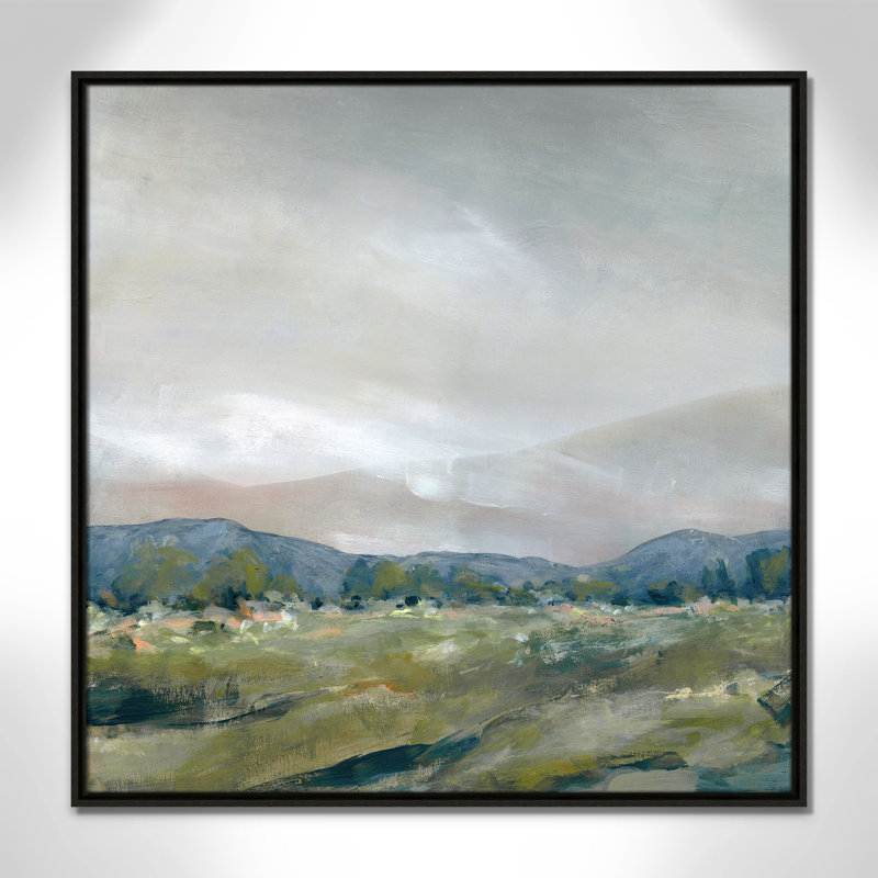 The Spring Coulee - Square Version Print par Carol Robinson, Espresso, H 31,5 po x l 31,5 po