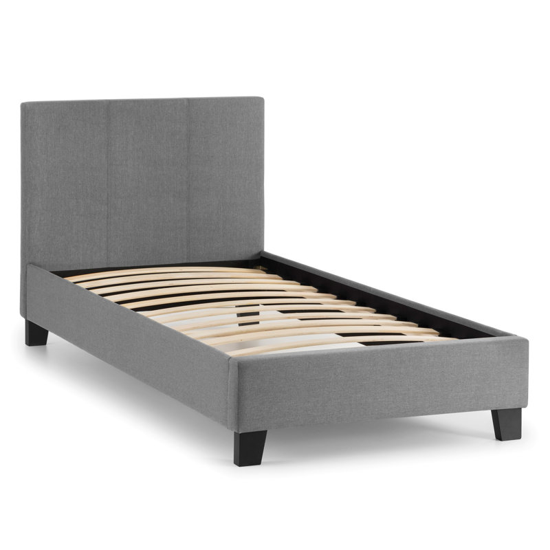 Lilianna Upholstered Bed, No Mattress, Grey, Small Double (4')