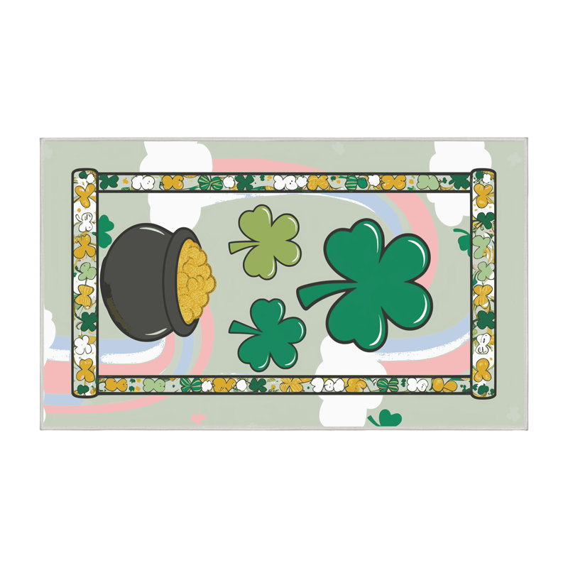 Tapis de fête The Holiday Aisle®, Rectangle 8' x 12'