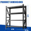 Tablettes de garage réglables robustes en métal-388181179