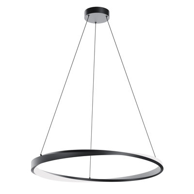 Oberon 32'' LED Pendant - Black