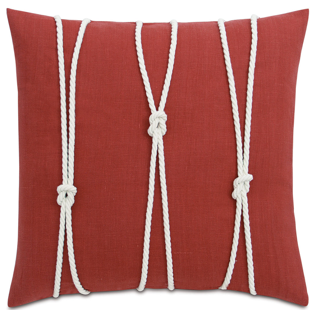 Nautical Isle Yacht Knot Throw Pillow Cover & Insert Eastern Accents 