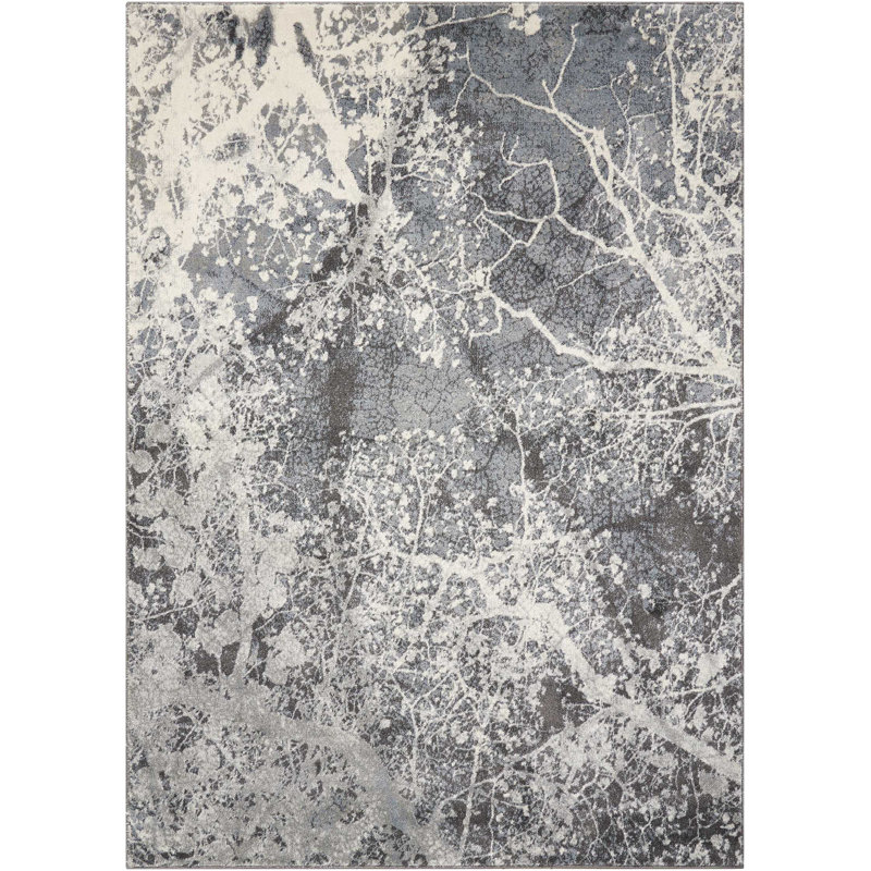 Abstract Indoor Rug, Rectangle 7'10" x 10'6"