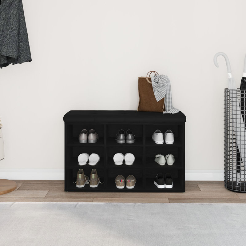 9 Pair Shoe Storage Bench