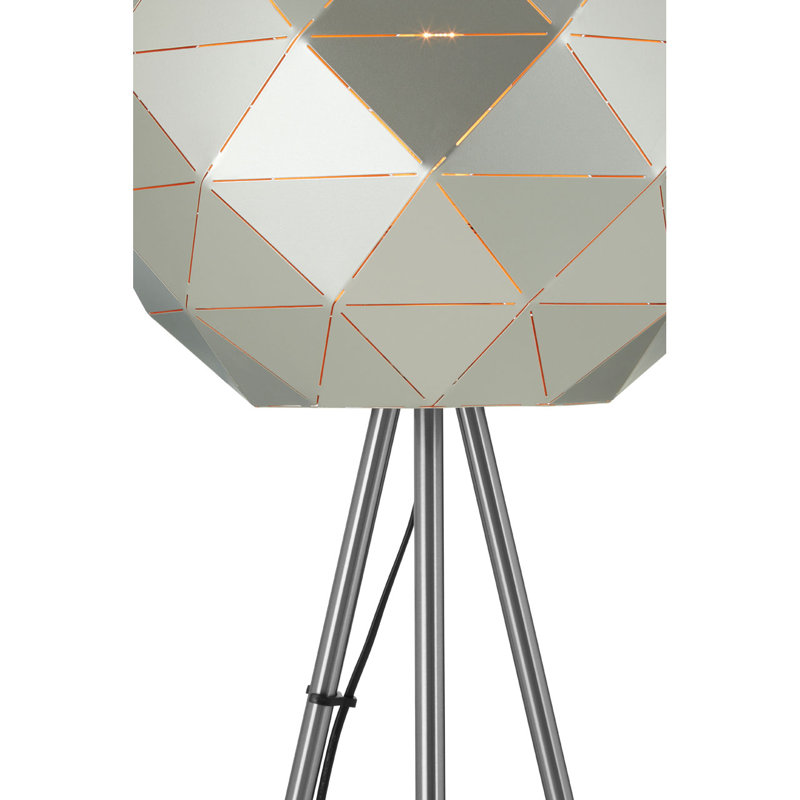 Cosima 160cm Silver Tripod Floor Lamp, Silver