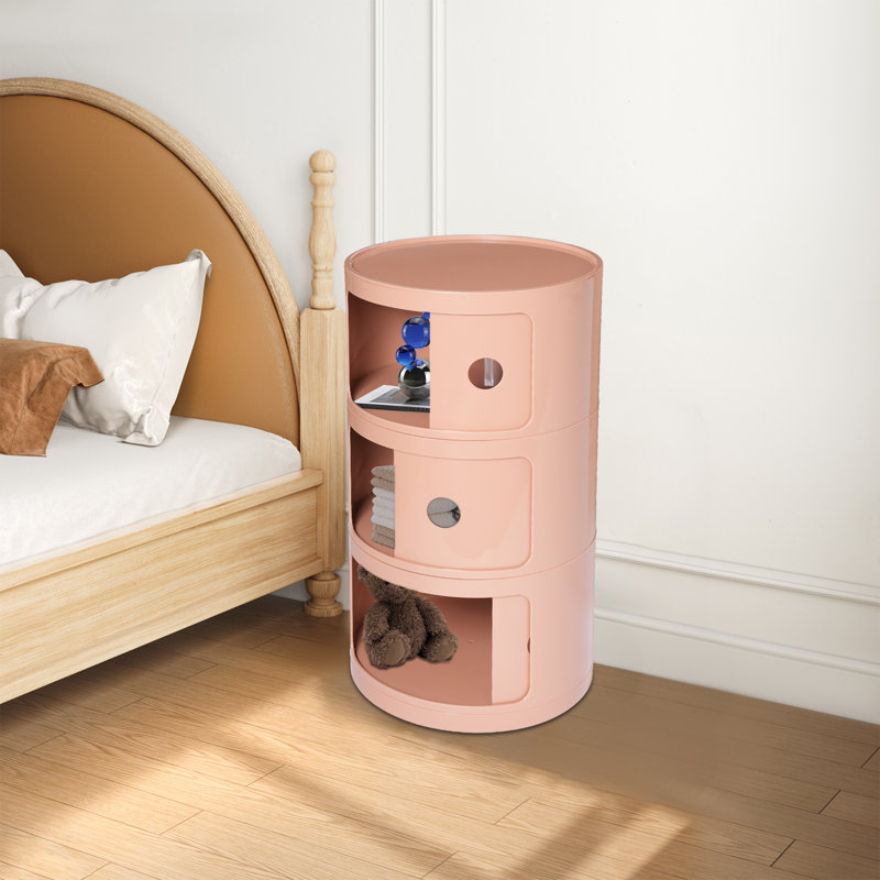 Rangement à 3 niveaux Millian, Rose