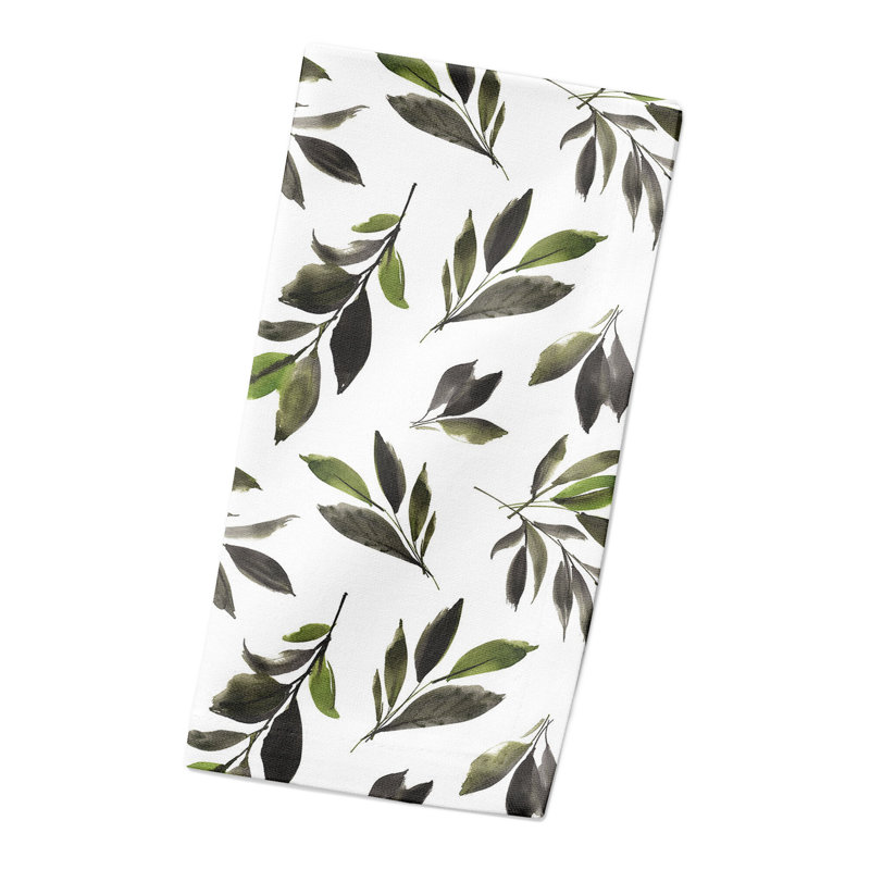 Cotton Floral Square Napkin