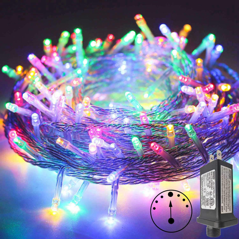 Ensemble de 200 lumières colorées