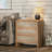 (Set of 2)Rattan Nightstand with Charging Station-296126407-296126456