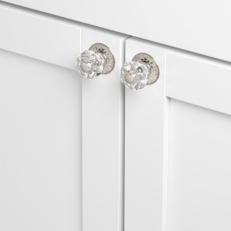 1 1/4" Diameter Mushroom Knob, Satin Nickel
