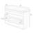 10 Pair Shoe Storage Bench
