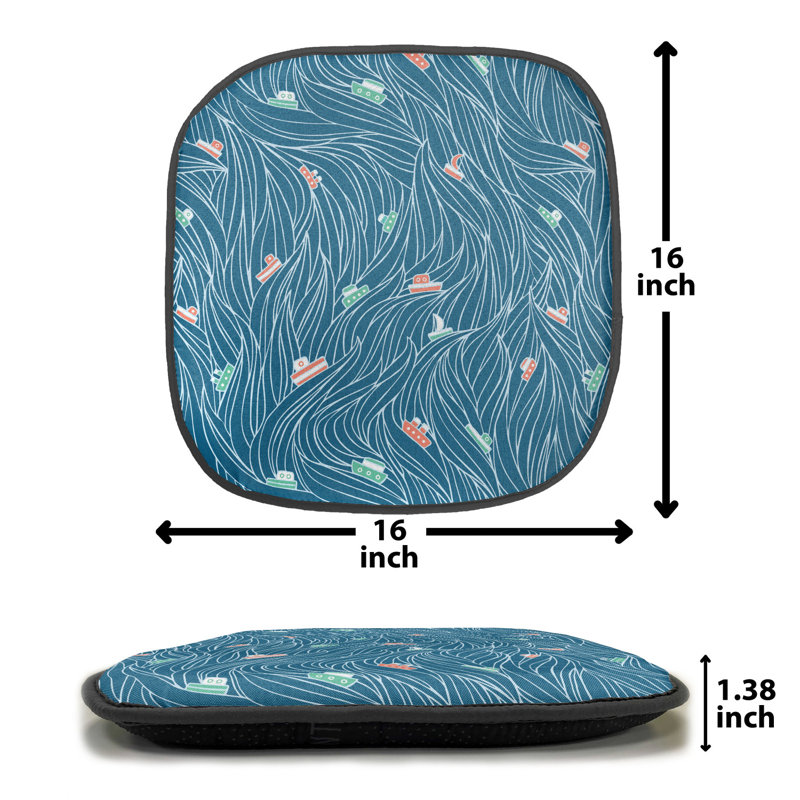 Outdoor 1.38'' Dining Chair Seat Cushion