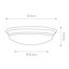 Orchard Hill Glass Flush Mount