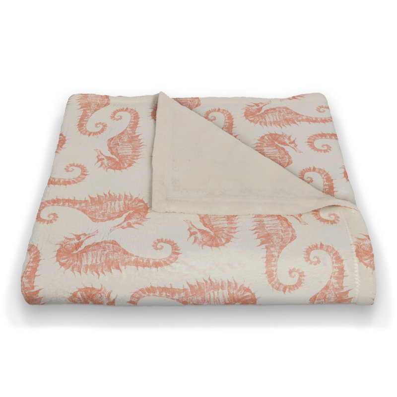 Hand Woven Throw Blanket, Orange