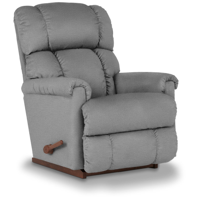 Pinnacle Manual Recliner, Rocker Recliner, i-Rene Bluestone Performance Chenille