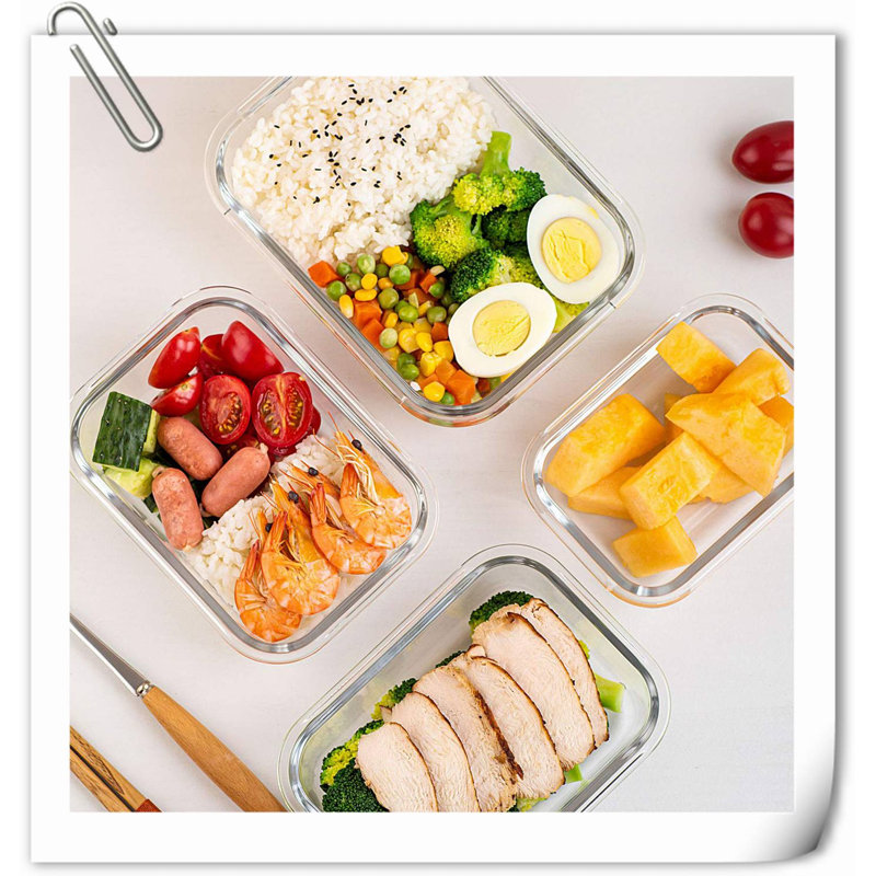 Donavyn Glass Food Storage Container, Pink