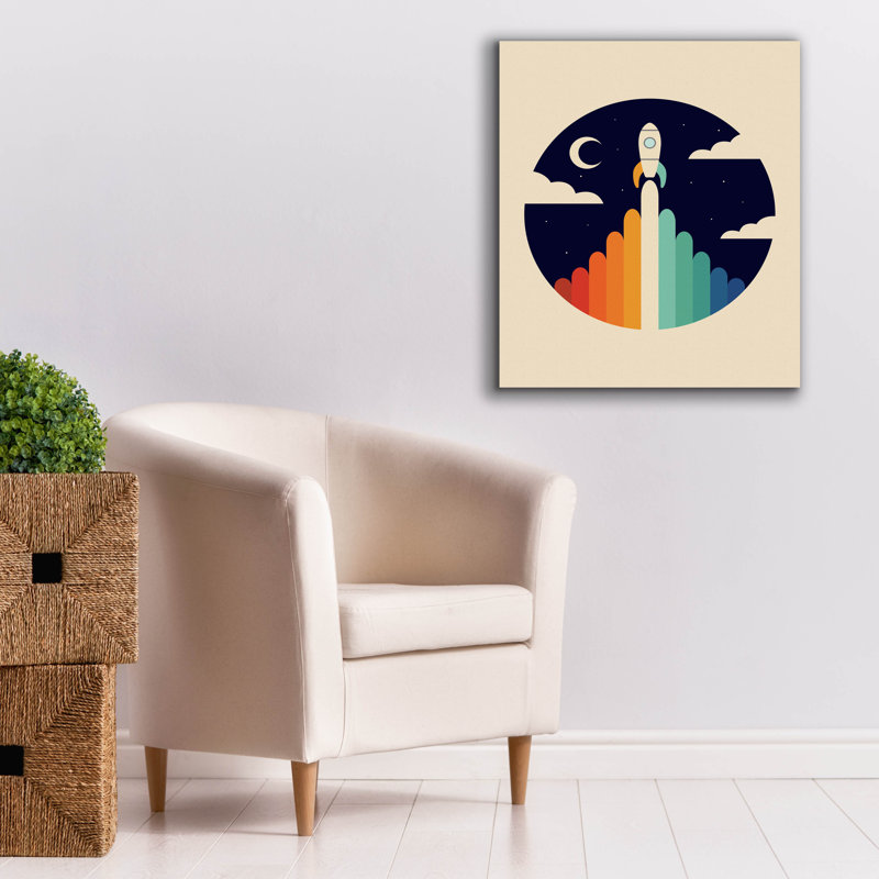 «Up» par Andy Westface, reproduction d'art sur toile, H 30 po x l 26 po x P 1,5 po