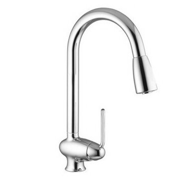 Fima By Nameeks Pull Out Kitchen Faucet, Brushed Nickel