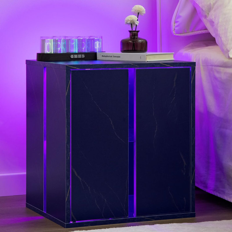Ensemble de tables de bout Meinhart, Bleu