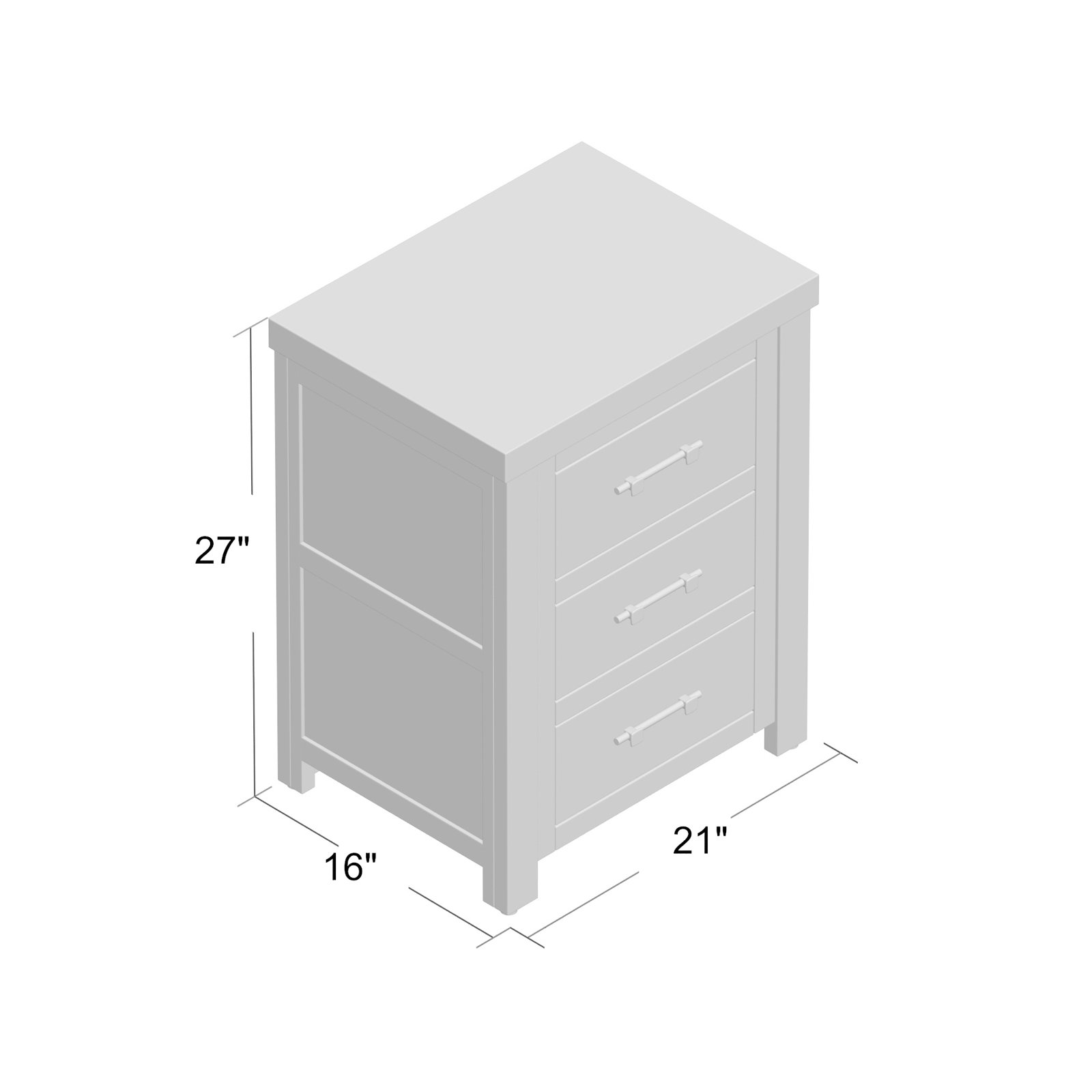 Archie Solid Wood Nightstand