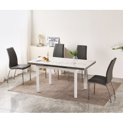 Jade Extending Dining Table With 4 Modalux Chairs