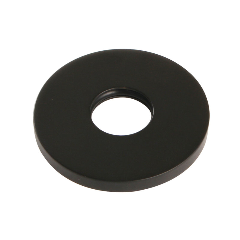 Kingston Brass Shower Scape Round Shower Arm Flange, Matte Black