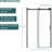 Single Shower Door, 8Mm Tempered Glass, 304 Stainless Steel Matte Black Frame, Luxury Look, For Apartments Glass Door With , Easy To Clean-124993836