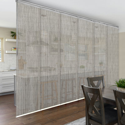 Store vertical semi-diaphane Gabardine