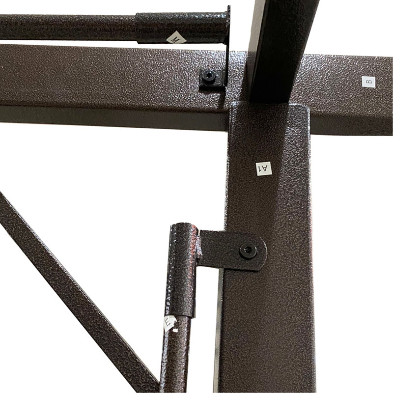 Pergola d'extérieur 12 x 9 pi avec abat-jour rétractable - Structure en acier pour les événements dans la cour arrière de 12 x 9 pi