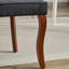 Chaise d'appoint de cuisine rembourrée en tissu pour la salle à manger-626281668