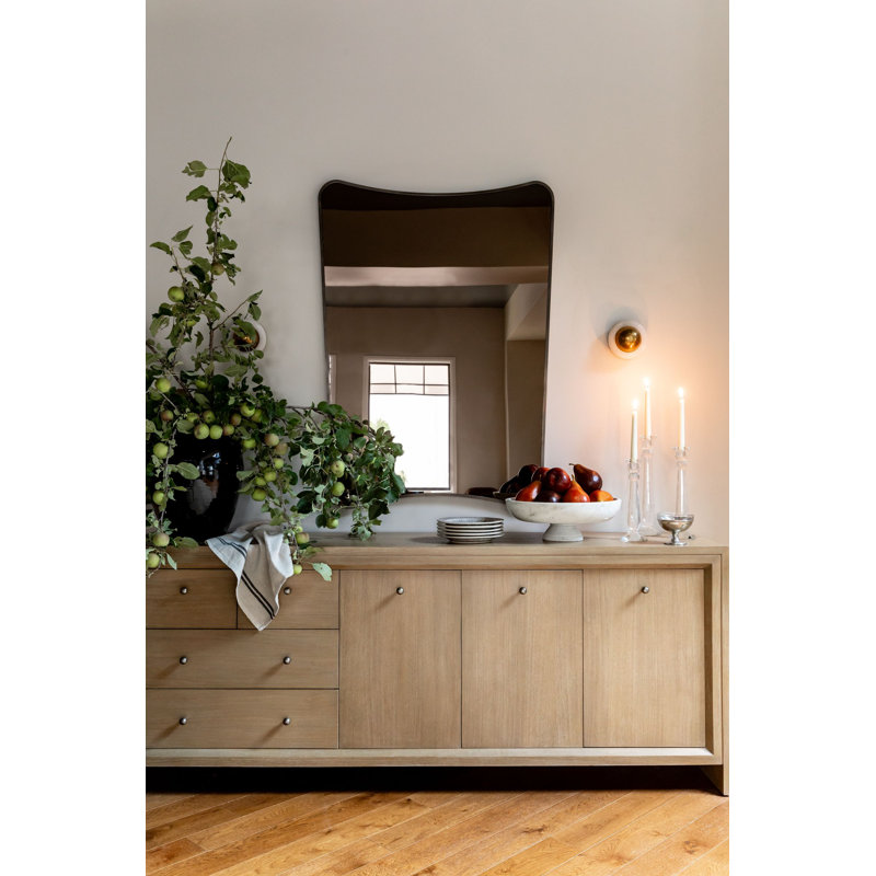 Iris Novelty Brass Mirror, 50" x 36"