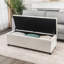 Banc de rangement avec repose-pieds en velours côtelé 47 pouces-2065381116