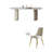 Modern Rectangular Rock Slab Dining Table Stes-111027943