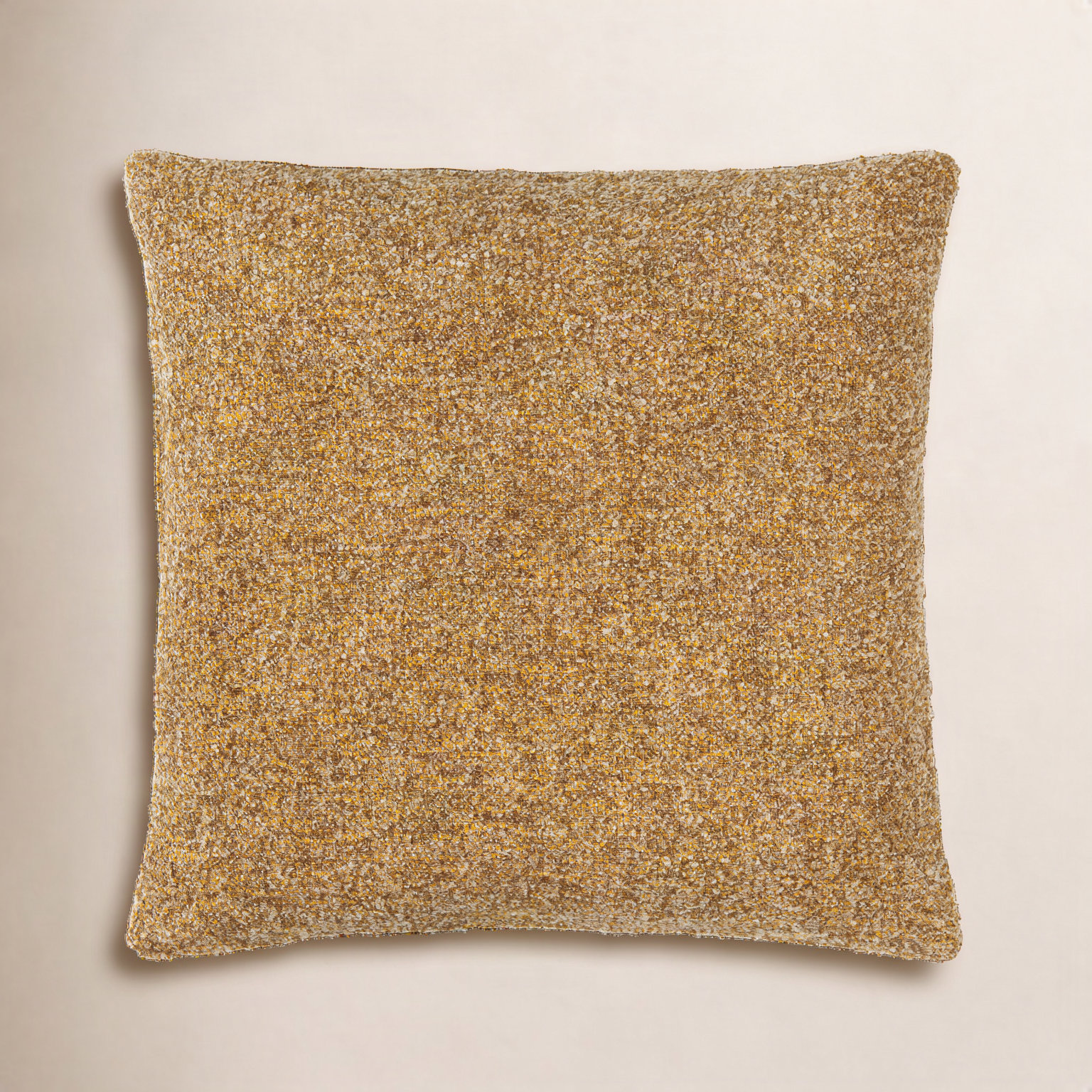 Bobby Pillow Cover, Pillow Cover Only - No Insert, 22" x 22", Mustard