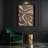 Abstract Shapes 9 Brown Canvas Wall Art-2085188833
