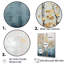 Décoration murale Harmony III - arbres dorés et bleus-2015603876-2015603884