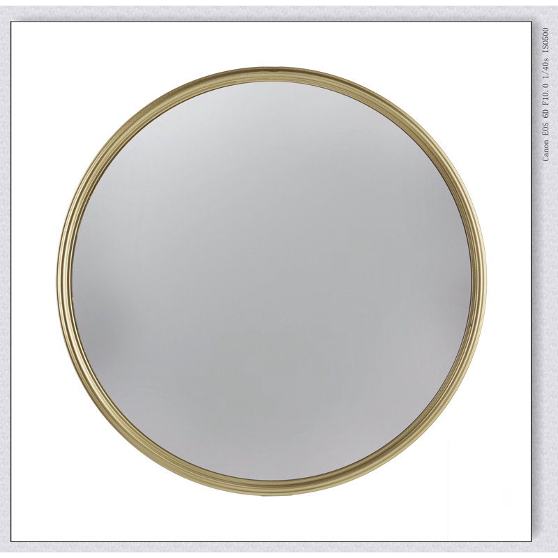 Miroir rond D15 ", 15 po x 15 po