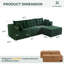 Canapé modulaire en forme de L Boneless-795840482