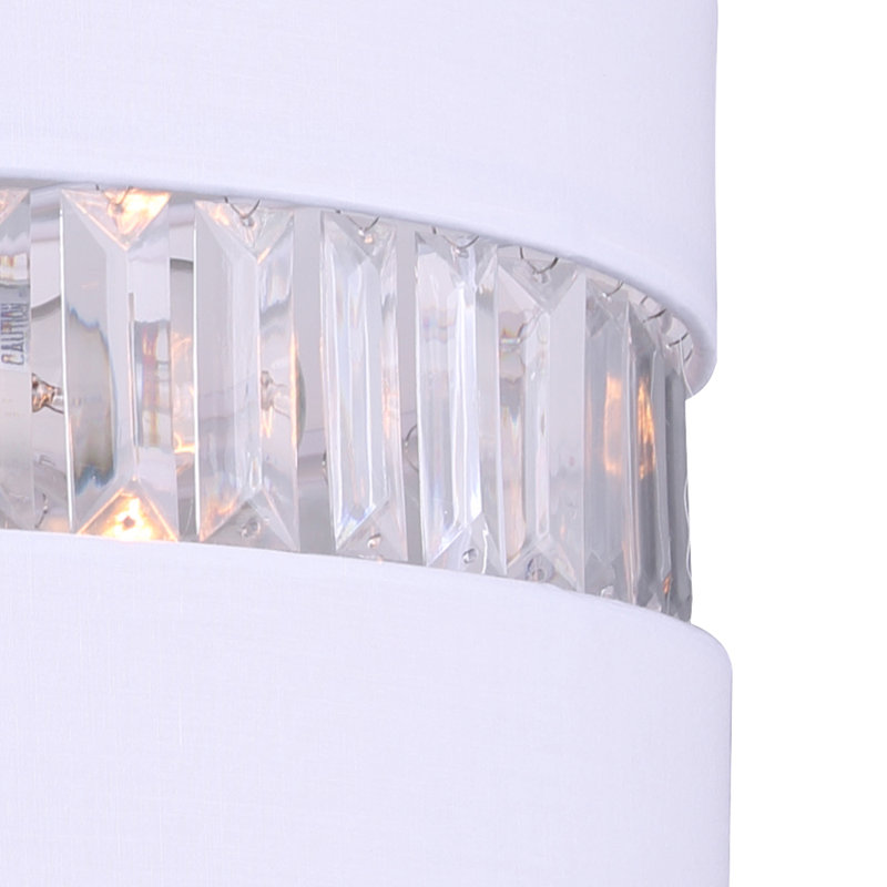 Zak 3 - Light Dimmable Drum Chandelier