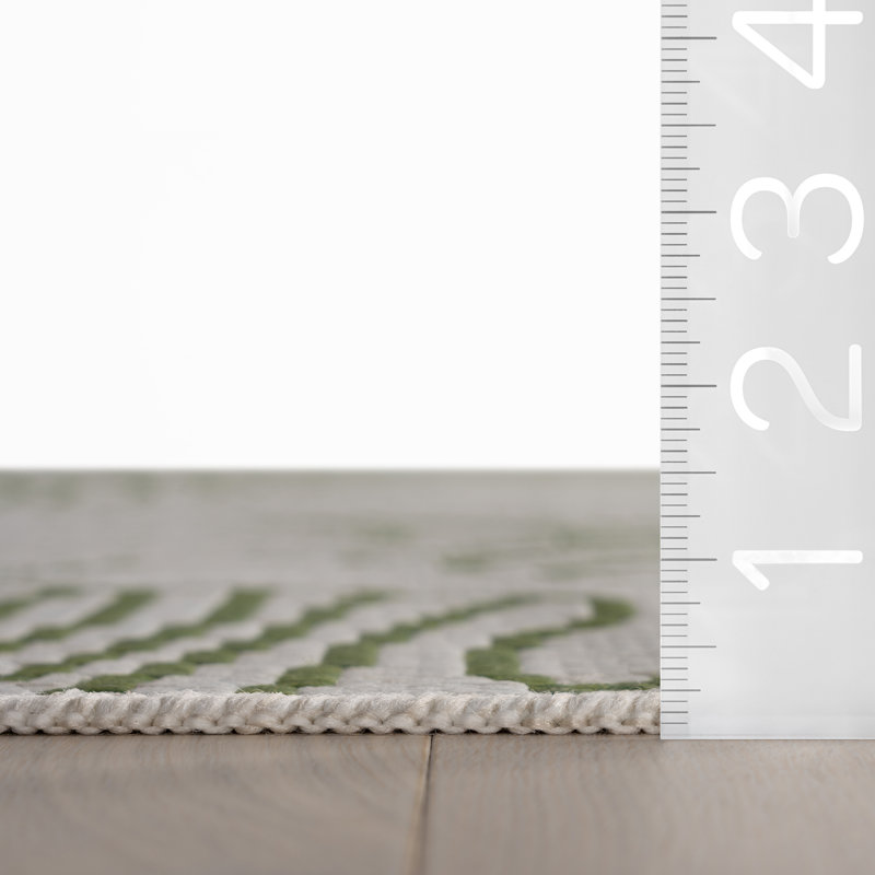 Tapis intérieur / extérieur Avessira, Rectangulaire 5 pi x 7 pi 6 po