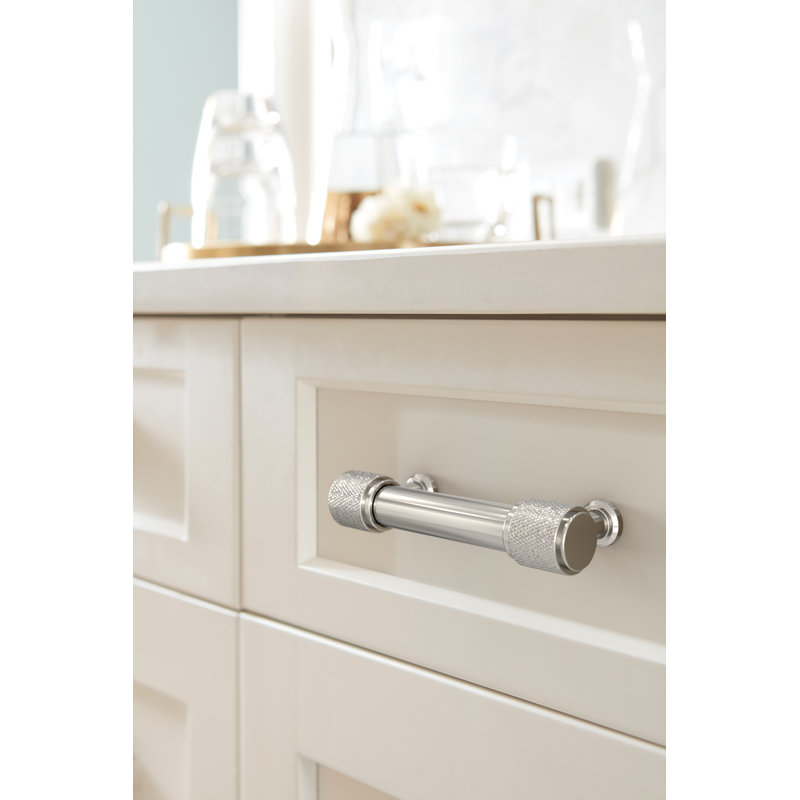 Poignée d'armoire Faraday, 3", Nickel poli
