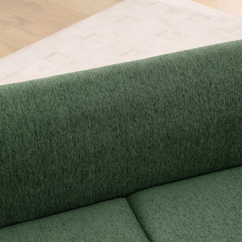 Canapé surdimensionné moderne pour animaux avec dossier, Vert olive