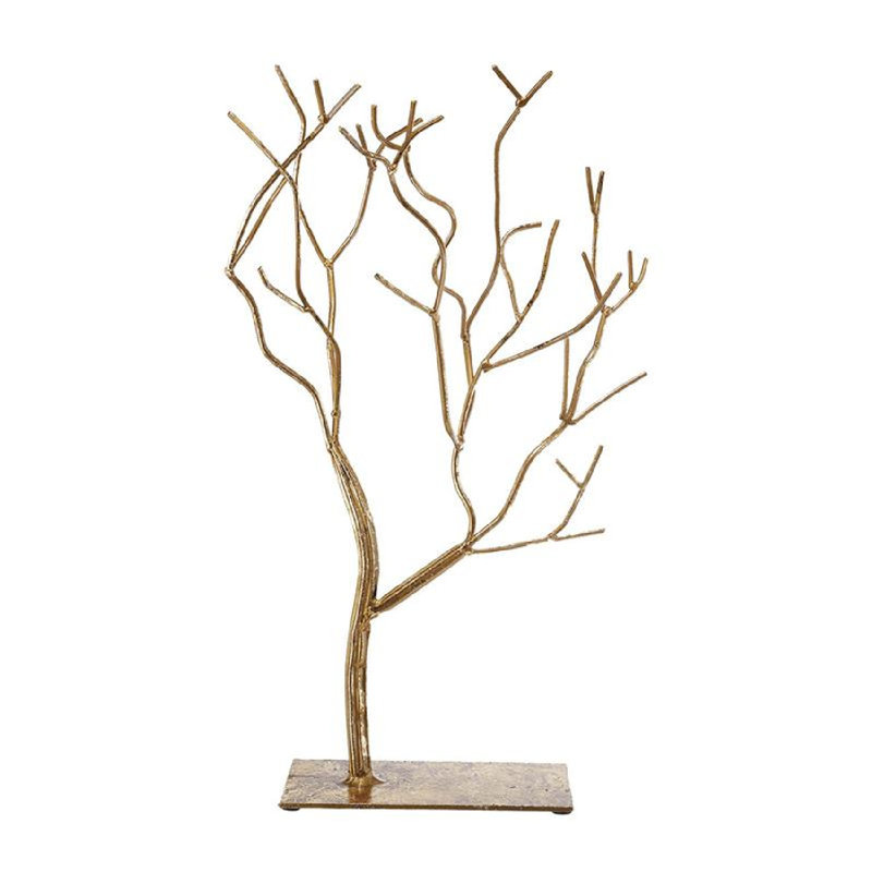 15"H Neville Cavendish Branched Tree Accent Gold 