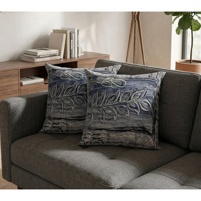 Handmade 16''X16'' Decorative Abstract Silk Multicolor Cushion Cover Indoor, Pack of 1