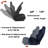 Anman Racing Bucket Seat With Double Locking Slides Adjustable Angle fit Racing Wheel Stand, No Stand